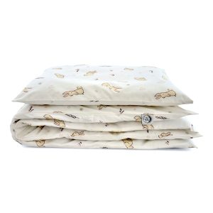 Komplet pościeli 100X135+40x60 króliczki