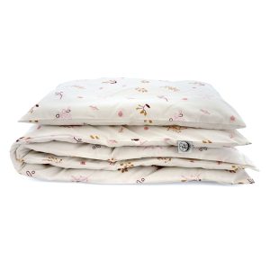 Komplet pościeli 100X135+40x60 listki